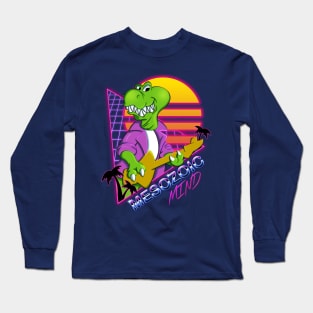 Mesozoic Mind 80's Retro Long Sleeve T-Shirt